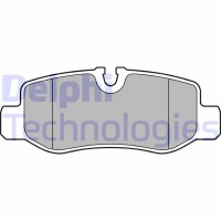 LP3139 DELPHI Комплект гальмівних колодок дисковий гальм