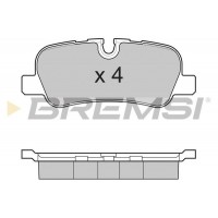BP3207 BREMSI Комплект гальмівних колодок дисковий гальм