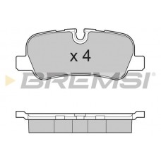 BP3207 BREMSI Комплект гальмівних колодок дисковий гальм