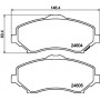 MDB3000 MINTEX Комплект гальмівних колодок дисковий гальм