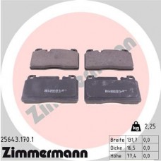 25643.170.1 ZIMMERMANN Комплект гальмівних колодок дисковий гальм
