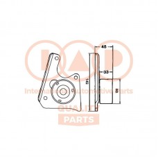 127-06022 IAP QUALITY PARTS Натяжний ролик ремінь ГРМ