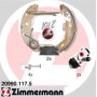 20990.117.5 ZIMMERMANN Комплект гальмівних колодок
