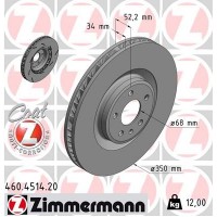 460.4514.20 ZIMMERMANN Гальмівний диск