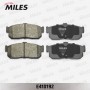 E410192 MILES Комплект гальмівних колодок дисковий гальм