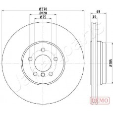 DP-0127C JAPANPARTS Гальмівний диск