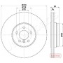 DP-0127C JAPANPARTS Гальмівний диск