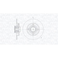 361302040821 MAGNETI MARELLI Гальмівний диск