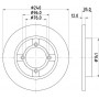 ND2040 NISSHINBO Гальмівний диск