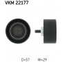 VKM 22177 SKF Паразитный / Ведущий ролик, Зубчастий ремінь
