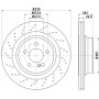 8DD 355 126-401 HELLA PAGID Гальмівний диск
