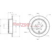 6110099 METZGER Гальмівний диск