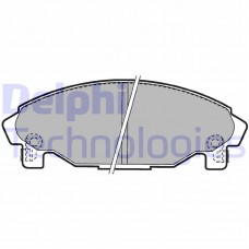 LP1064 DELPHI Комплект гальмівних колодок дисковий гальм