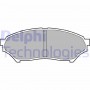 LP1448 DELPHI КомплеК т гальмівних колодок, дискове гальмо