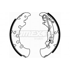 TX 21-84 TOMEX Brakes Комплект гальмівних колодок