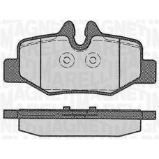 363916060330 MAGNETI MARELLI КомплеК т гальмівних колодок, дискове гальмо