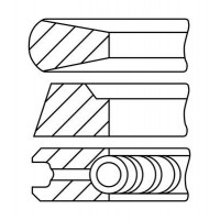 PR27-050 FAI AutoParts Комплект поршневих кілець
