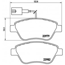 FK20006 KAISHIN Комплект гальмівних колодок дисковий гальм