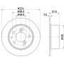 MDC189 MINTEX Гальмівний диск