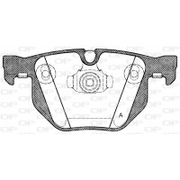 BPA0381.61 OPEN PARTS КомплеК т гальмівних колодок, дискове гальмо