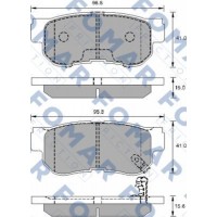 FO 931781 FOMAR Friction Комплект гальмівних колодок дисковий гальм