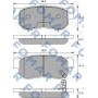 FO 931781 FOMAR Friction Комплект гальмівних колодок дисковий гальм