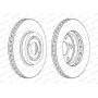 DDF1064C FERODO Гальмівний диск