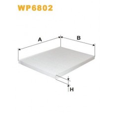 WP6802 WIX FILTERS Фільтр повітря у внутрішньому просторі