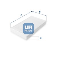 53.023.00 UFI Фільтр повітря у внутрішньому просторі