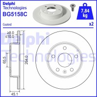BG5158C DELPHI Гальмівний диск