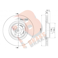 78RBD24150 R BRAKE Гальмівний диск