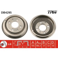 DB4295 TRW Гальмівний барабан