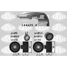 1750017 SASIC Комплект ременя ГРМ