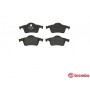 P 86 014 BREMBO Комплект гальмівних колодок дисковий гальм