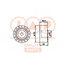 127-20031 IAP QUALITY PARTS Натяжний ролик ремінь ГРМ