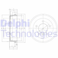 BF168 DELPHI Гальмівний барабан