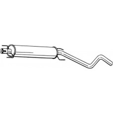 284-735 BOSAL Середній глушник вихлопних газів