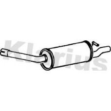 220067 KLARIUS Глушник вихлопних газів кінцевий