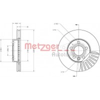 6110114 METZGER Гальмівний диск
