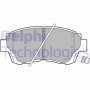 LP936 DELPHI Комплект гальмівних колодок дисковий гальм