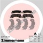 25007.168.1 ZIMMERMANN Комплект гальмівних колодок дисковий гальм