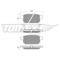 TX 18-14 TOMEX Brakes Комплект гальмівних колодок дисковий гальм