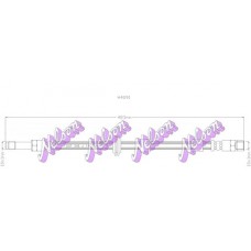 H4091 KAWE Гальмівний шланг