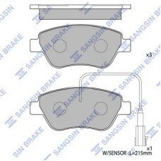 SP1201 Hi-Q Комплект гальмівних колодок дисковий гальм