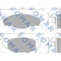 FO 643081 FOMAR Friction Комплект гальмівних колодок дисковий гальм
