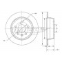 TX 70-62 TOMEX Brakes Гальмівний диск