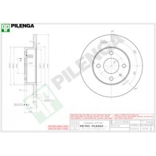 5019 PILENGA Гальмівний диск