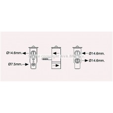 HY1458 AVA QUALITY COOLING Розширювальний клапан кондиціонера