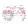 RD00275 RAICAM Гальмівний диск