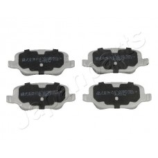 PP-0202AF JAPANPARTS Комплект гальмівних колодок дисковий гальм